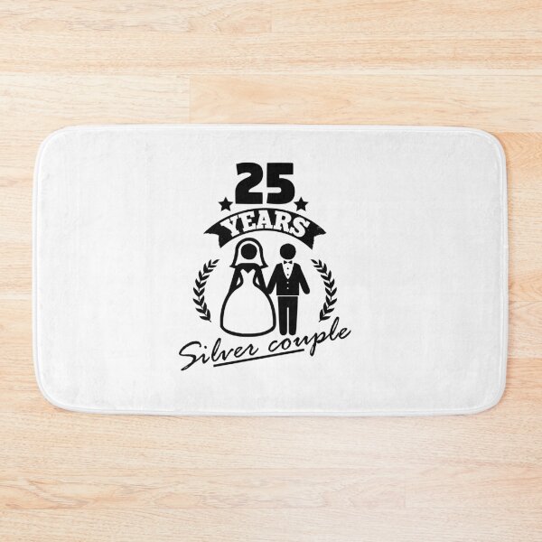 Item preview, 25 years - silver wedding anniversary designed and sold by Cutebutfunny.