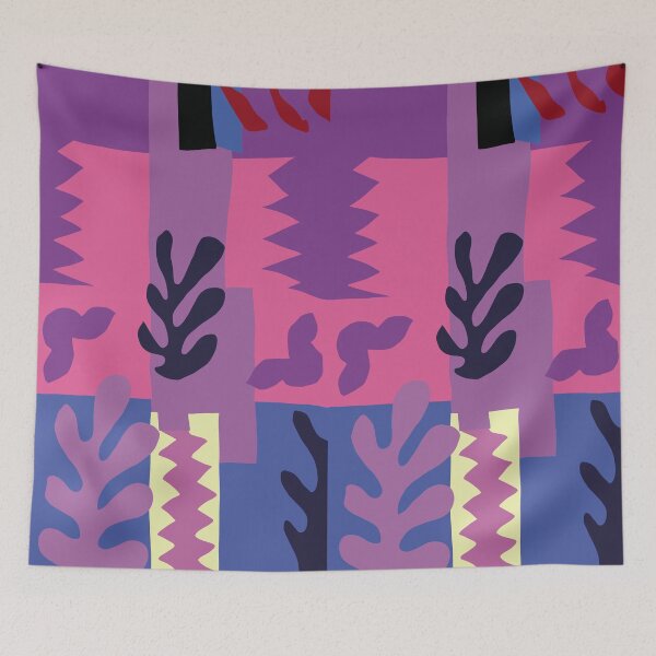 Item preview, Matisse Inspired Colorful Collage #4 designed and sold by ShaMiLaB.