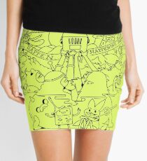 Come along with me outline version - Adventure Time Mini Skirt
