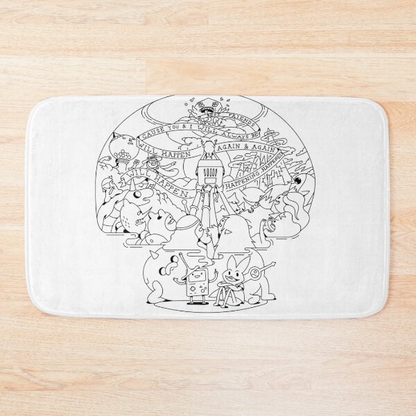 Item preview, Come along with me outline version - Adventure Time designed and sold by Matthew Penny.
