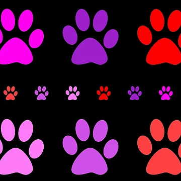 Artwork thumbnail, Paws Pattern 2 by rsty11