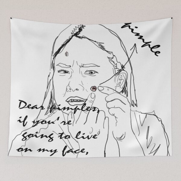 Item preview, funny pimple saying t-shirt  designed and sold by KARTICK DUTTA.