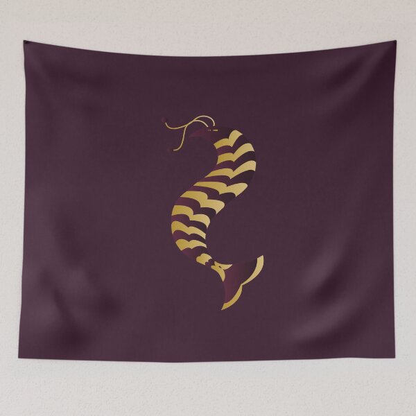 Item preview, Magic purple and gold fish designed and sold by chubbyberry.