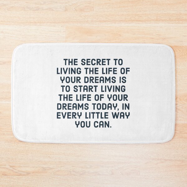 Item preview, The secret to living the life of your dreams designed and sold by Inspirationmotivation.
