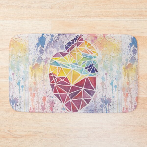 Item preview, Rainbow Heart designed and sold by Charlene's Art.