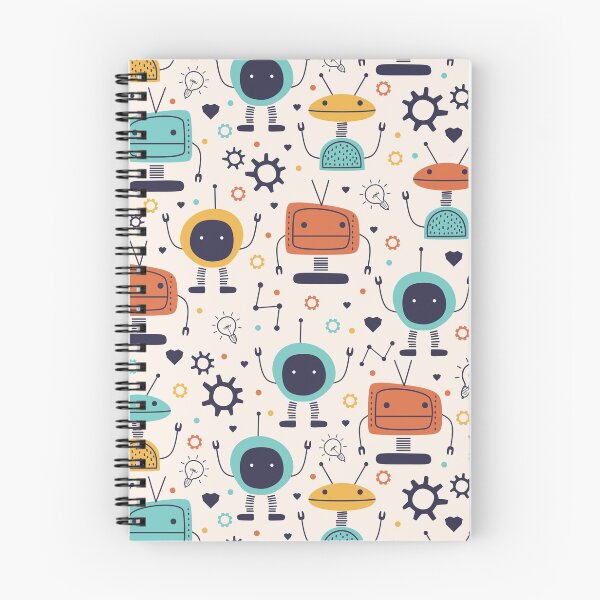 Item preview, Cute Retro Cartoon Robots designed and sold by Alli Well.