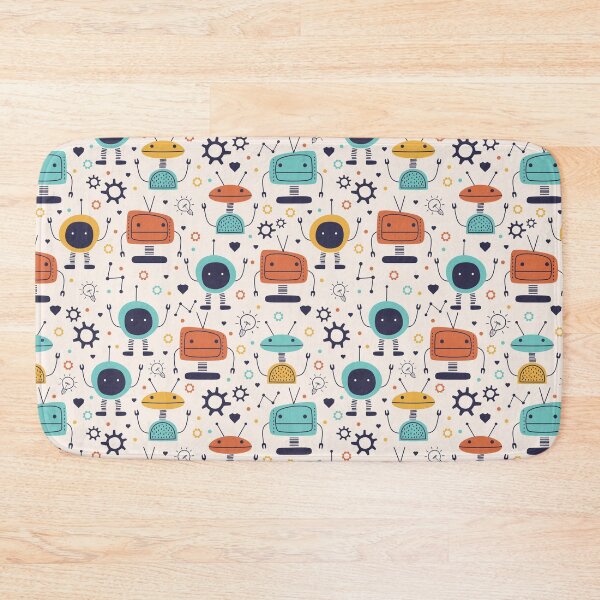 Item preview, Cute Retro Cartoon Robots designed and sold by Alli Well.