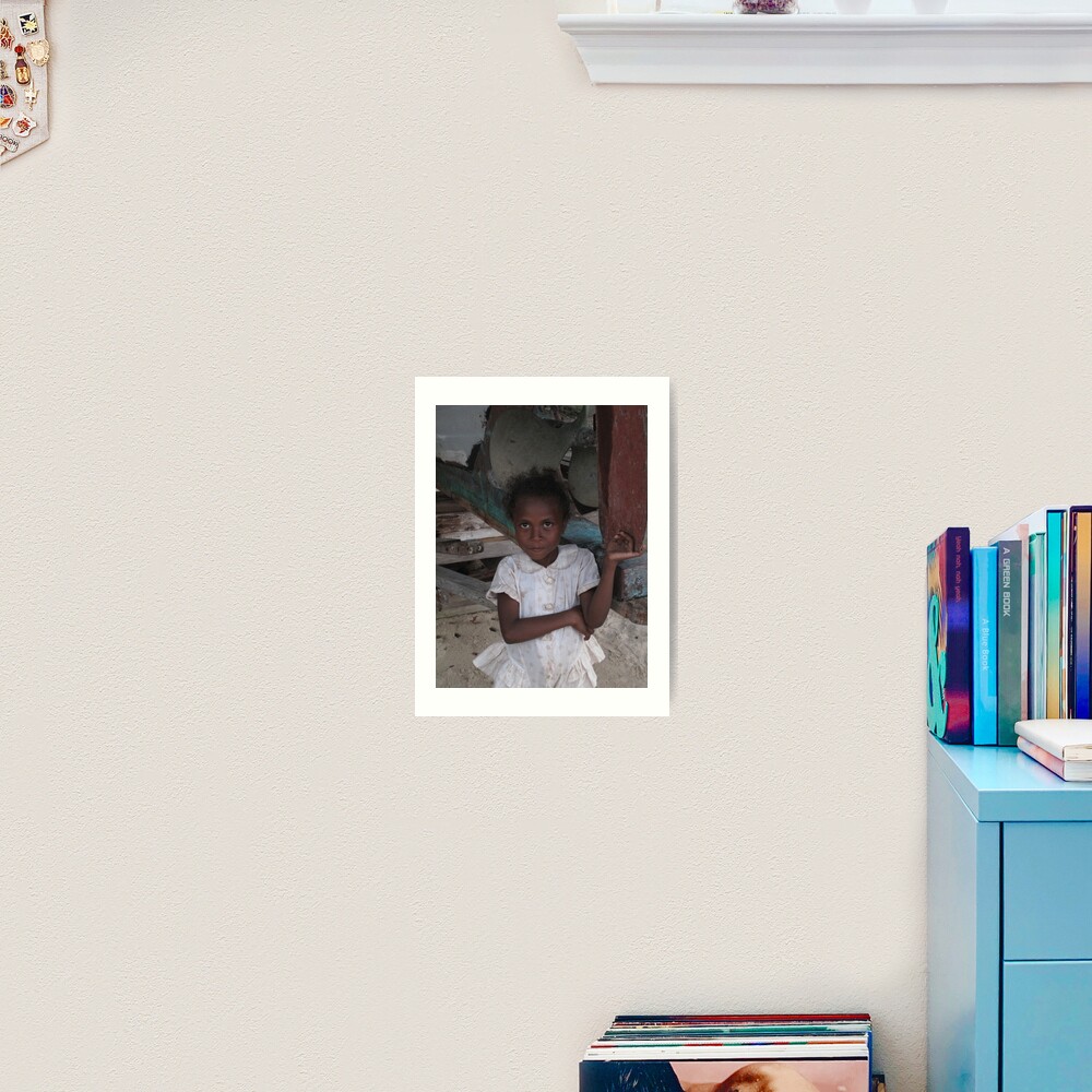Girl at Nimoa Art Print