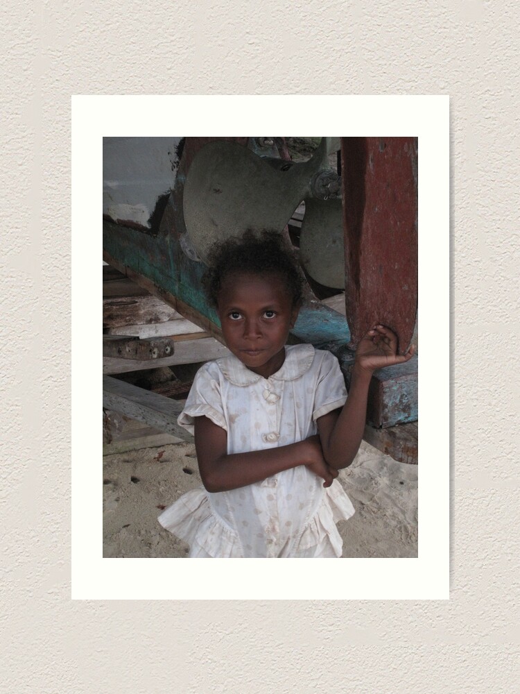 Alternate view of Girl at Nimoa Art Print