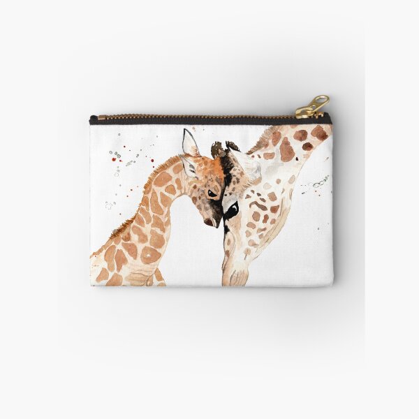 Item preview, Watercolor picture with giraffes designed and sold by Cacatuart.