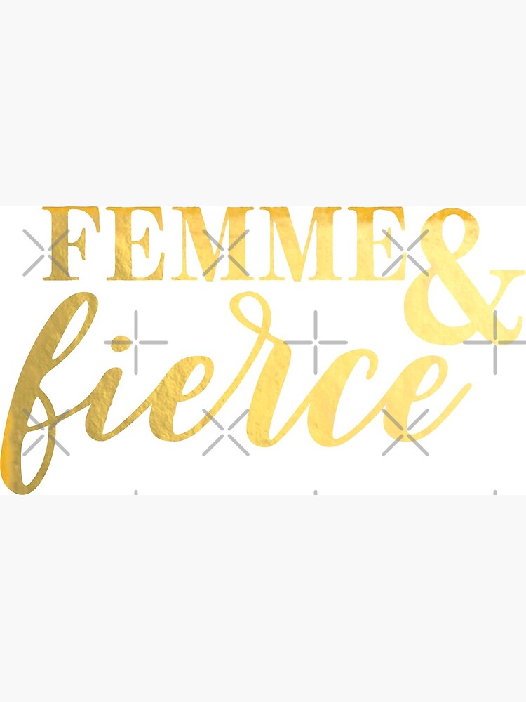 Femme and Fierce card