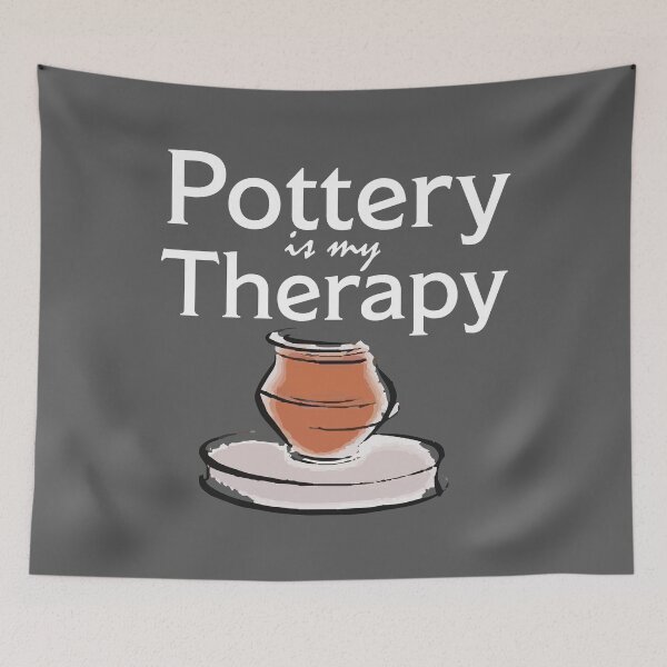 Item preview, Pottery Is My Therapy designed and sold by kudostees.