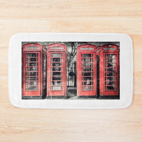 Item preview, Four Red Telephone Boxes designed and sold by Nigel R Bell Photography.
