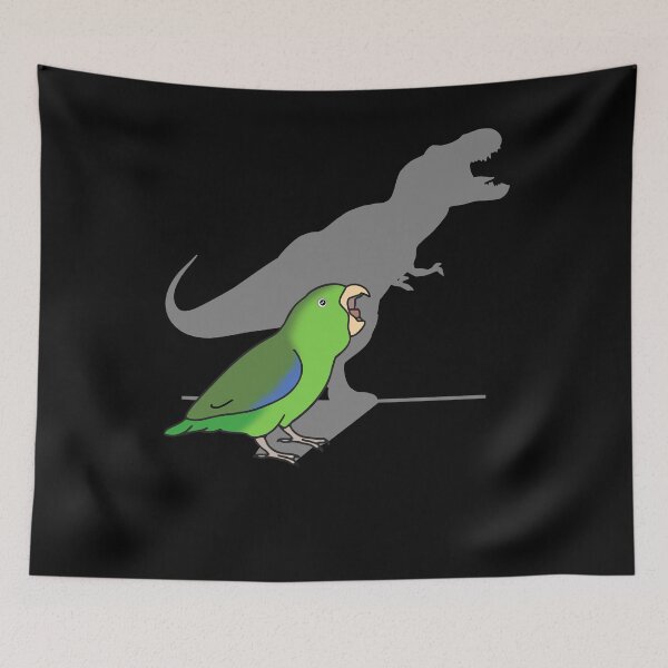 Item preview, T-rex green parrotlet designed and sold by FandomizedRose.