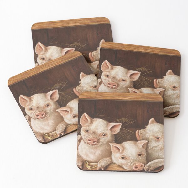 Item preview, The Prize Piggies Vintage Pigs designed and sold by knightsydesign.