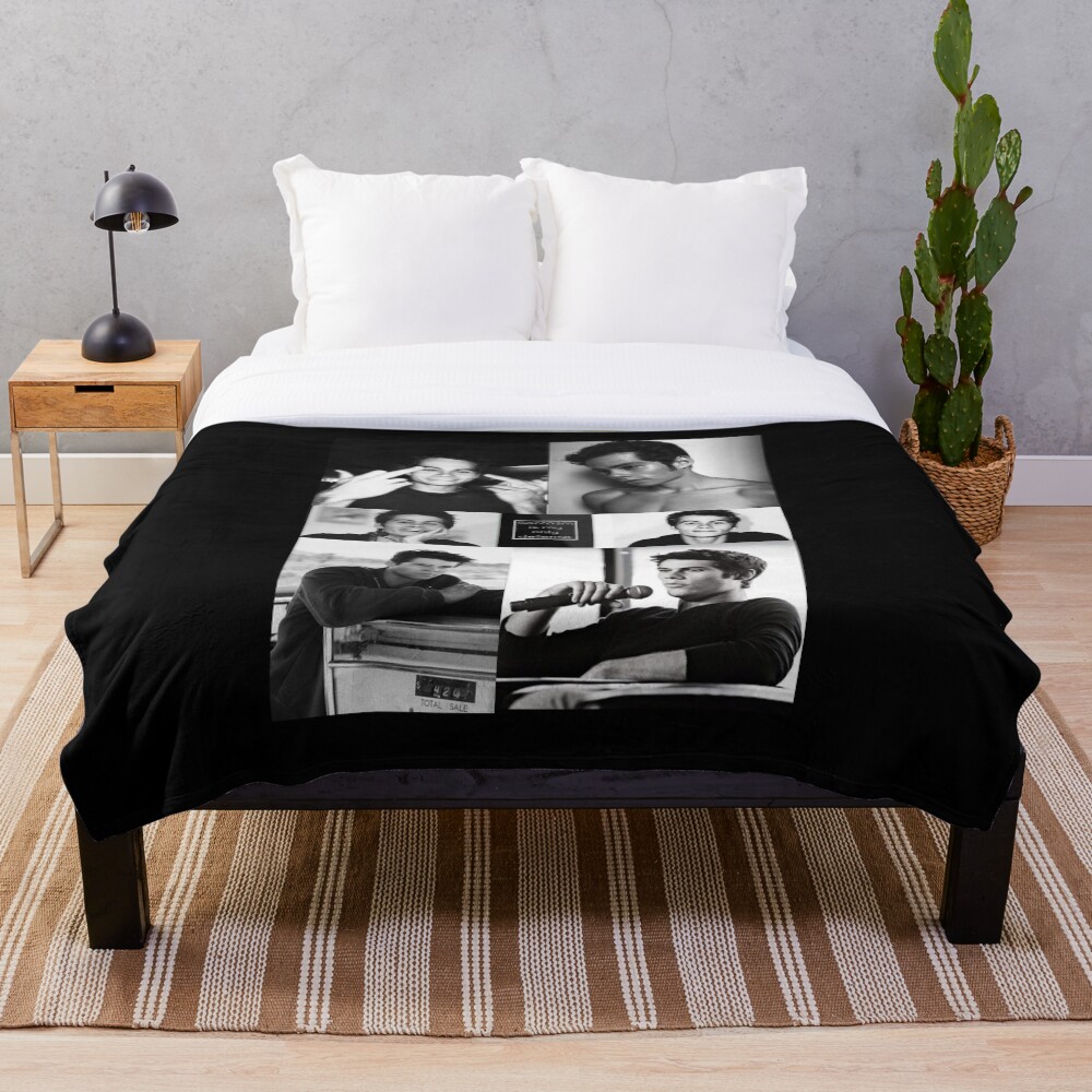 "Dylan O'Brien" Throw Blanket for Sale by Stitch05 Redbubble
