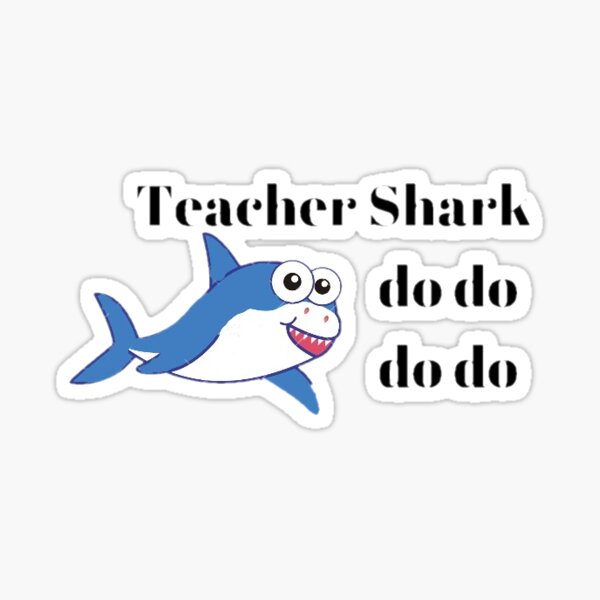 Sharks Sticker Labels Children Teacher Praise Parent School