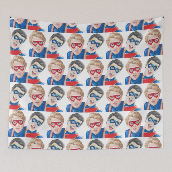 Item preview, Captain Man and Kid Danger - Pattern designed and sold by Linneke.