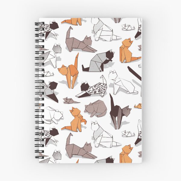 Item preview, Origami kitten friends // white background paper cats designed and sold by SelmaCardoso.