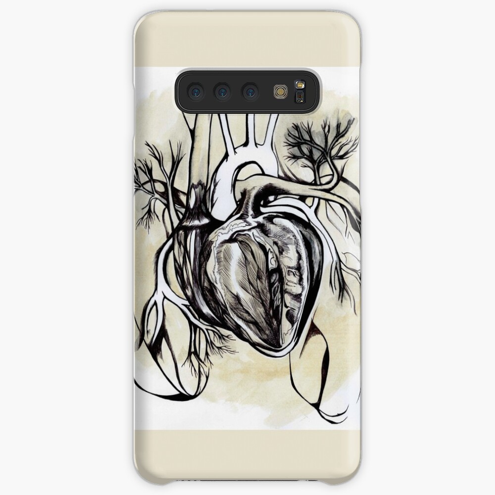 The Heart is an Organ of Fire Hülle & Klebefolie für Samsung Galaxy