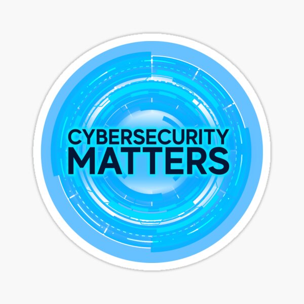 "Cybersecurity Matters" Sticker for Sale by devopsmerch Redbubble