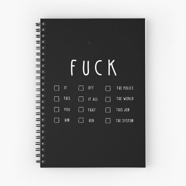 Item preview, Fuck design checkbox white special typography designed and sold by Sitamood.