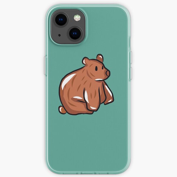 Winter Bear individual sticker iPhone Soft Case