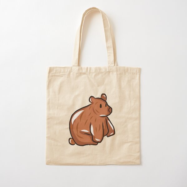 Winter Bear individual sticker Cotton Tote Bag