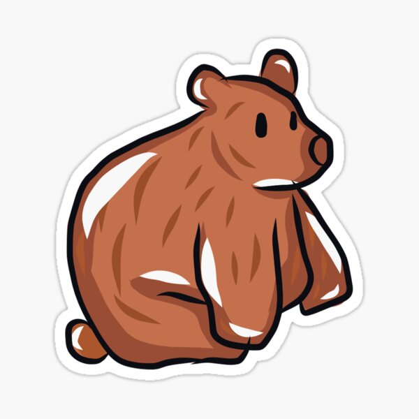 Winter Bear individual sticker Sticker