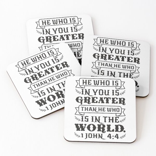 Item preview, 1 John 4:4 designed and sold by plushism.