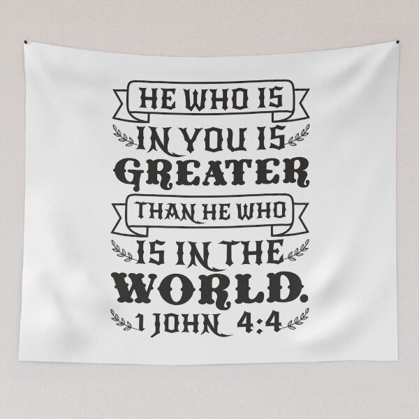 Item preview, 1 John 4:4 designed and sold by plushism.