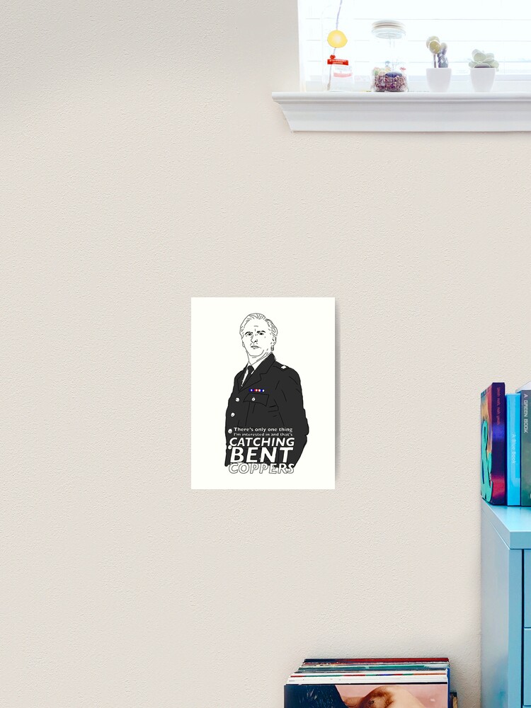 Hastings Line Of Duty Art Print By Millionaireyen Redbubble