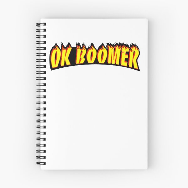 Item preview, Ok Boomer Flame Parody Funny Millennial Meme Trend Trending Humor Funny Gen X designed and sold by WorldOfTeesUSA.