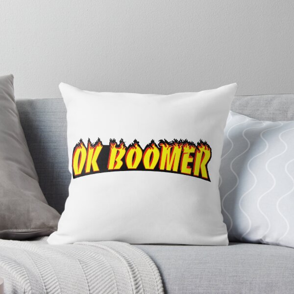 Item preview, Ok Boomer Flame Parody Funny Millennial Meme Trend Trending Humor Funny Gen X designed and sold by WorldOfTeesUSA.