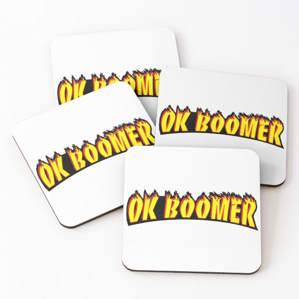 Item preview, Ok Boomer Flame Parody Funny Millennial Meme Trend Trending Humor Funny Gen X designed and sold by WorldOfTeesUSA.