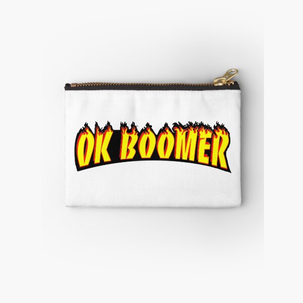 Item preview, Ok Boomer Flame Parody Funny Millennial Meme Trend Trending Humor Funny Gen X designed and sold by WorldOfTeesUSA.