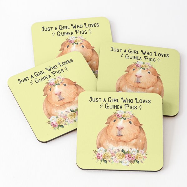 Item preview, Just A Girl Who Loves Guinea Pigs  Adorable Guinea Pig Art Guinea Pig/Hamster Gifts designed and sold by hustlagirl.
