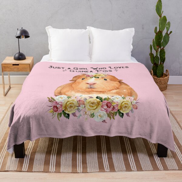 Item preview, Just A Girl Who Loves Guinea Pigs Adorable Guinea Pig Art Guinea Pig/Hamster Gifts designed and sold by hustlagirl.