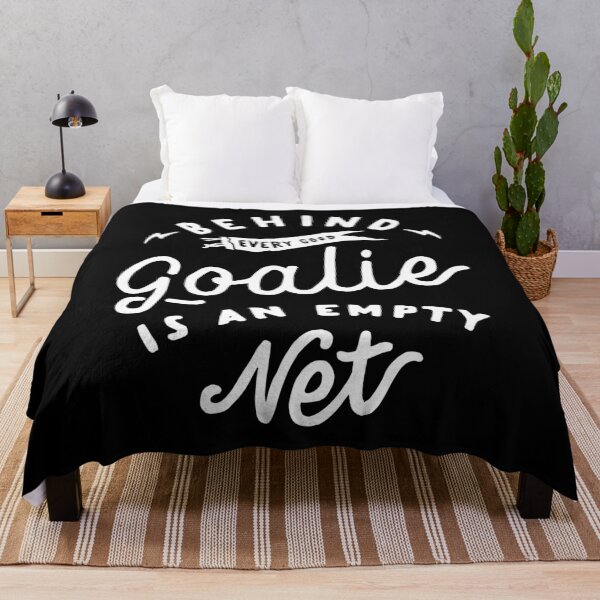 Item preview, Behind Every Good Goalie Is An Empty Net Funny Hockey Soccer designed and sold by yesqueen.