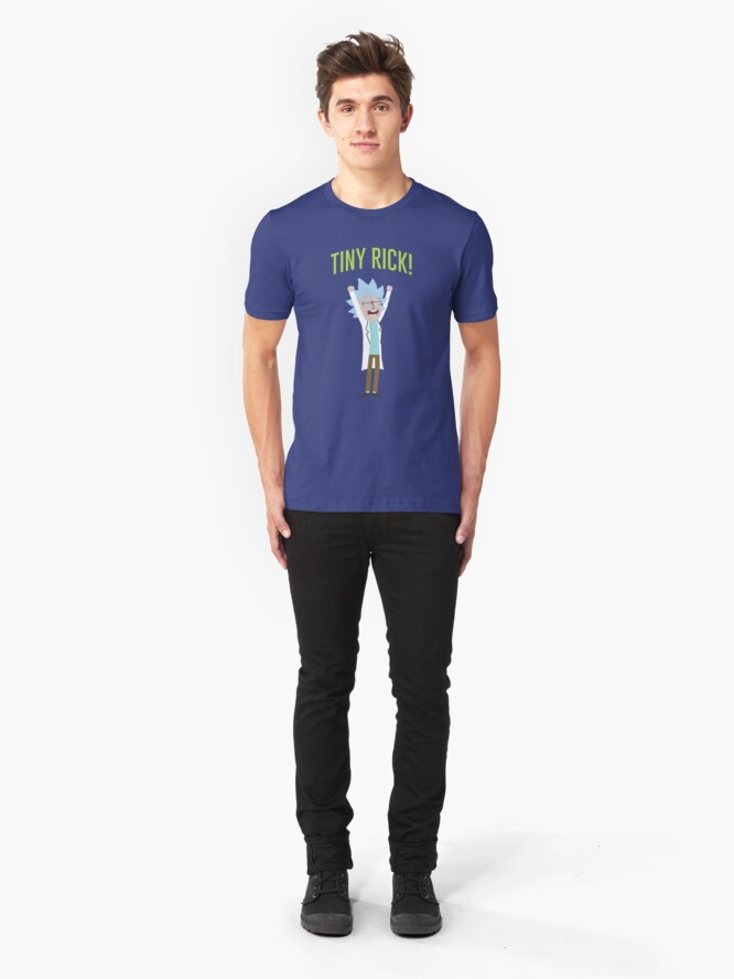 Alternate view of Tiny Rick! Slim Fit T-Shirt