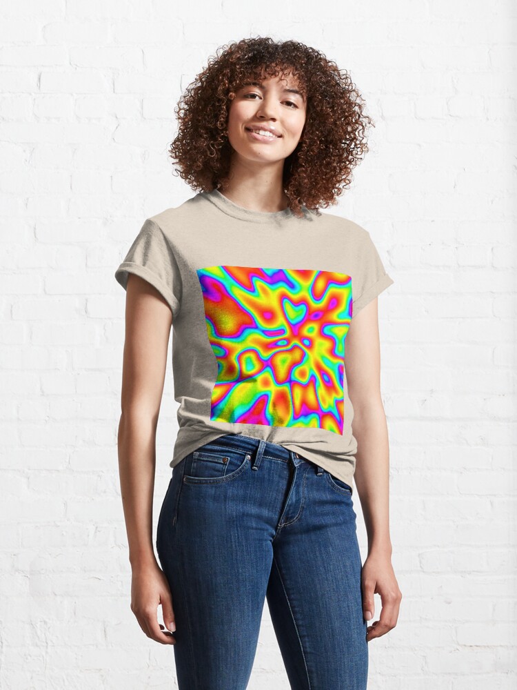 Alternate view of Abstract random colors #2 Classic T-Shirt