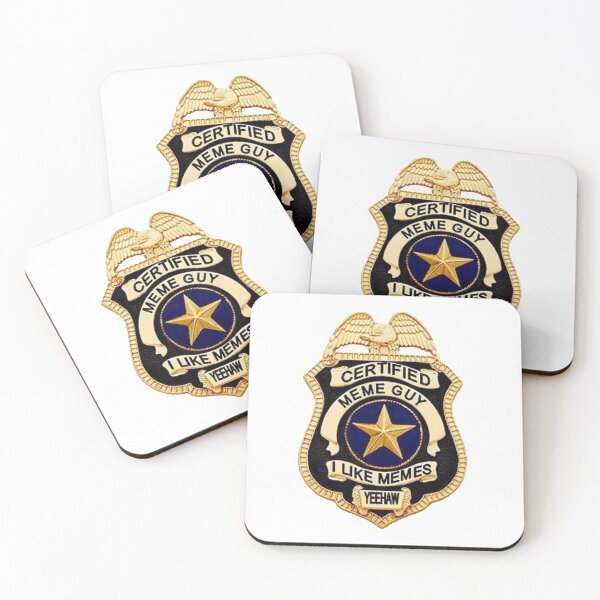 Item preview, meme police badge designed and sold by itskalymydudes.