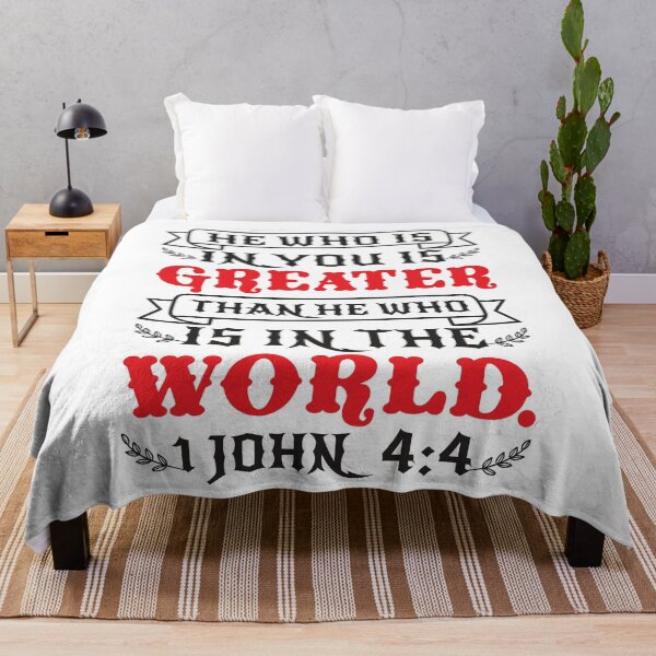Item preview, 1 John 4:4 designed and sold by plushism.
