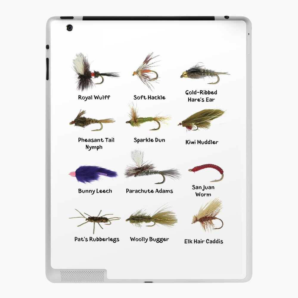Fly Fishing Flies Fisherman Gift | iPad Case & Skin