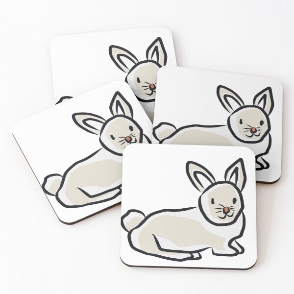 Item preview, Winter Rabbit individual sticker designed and sold by Thedisc0panda.