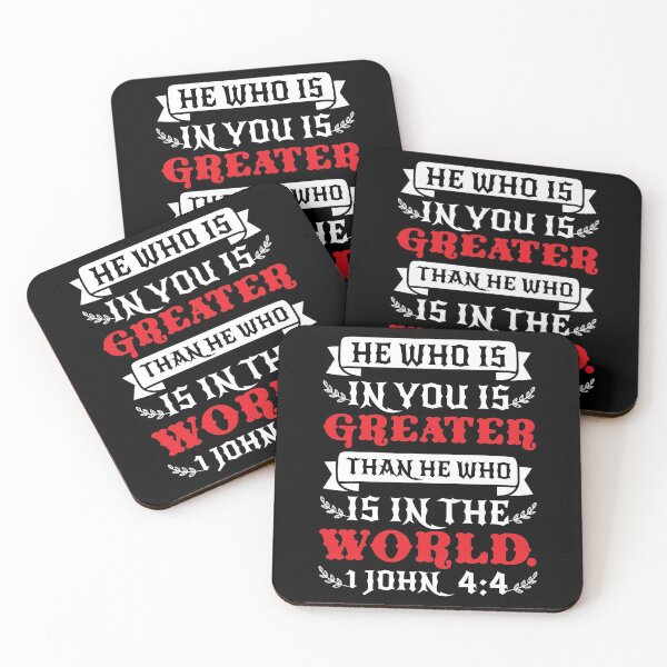 Item preview, 1 John 4:4 designed and sold by plushism.