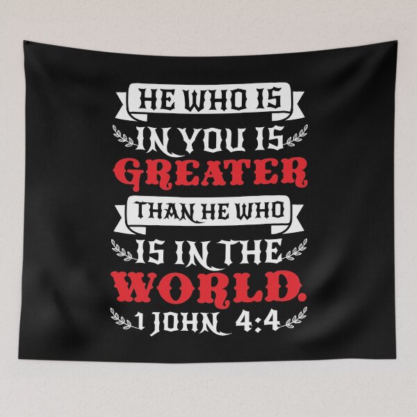 Item preview, 1 John 4:4 designed and sold by plushism.