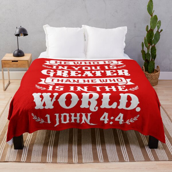 Item preview, 1 John 4:4 designed and sold by plushism.