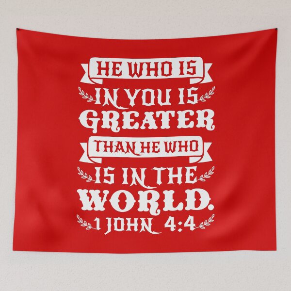 Item preview, 1 John 4:4 designed and sold by plushism.
