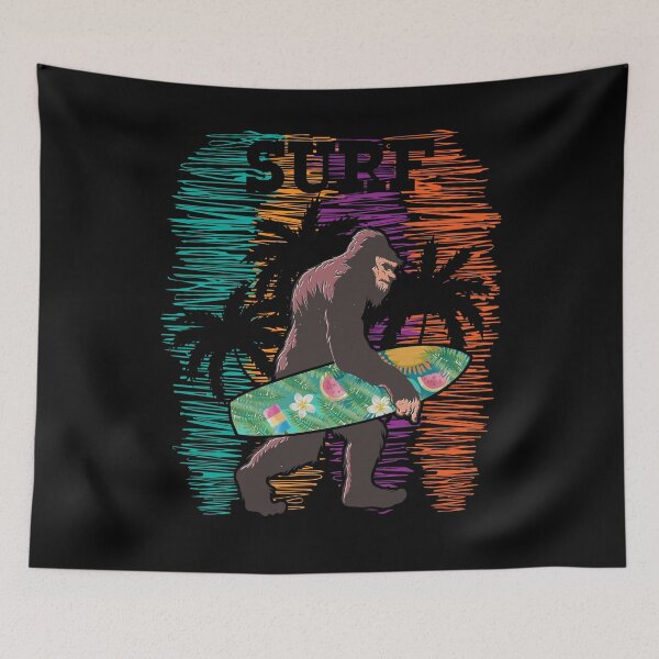 Item preview, Summer Vacation Gifts - Surfer Gift - Love To Surf - Cryptozoology Gifts - Sasquatch Gifts - Bigfoot Surfing designed and sold by kntranhoang.